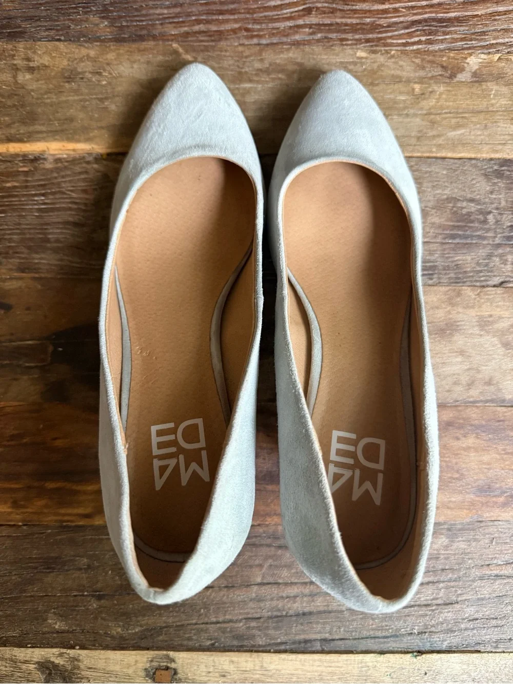 Anthropologie MADE Women's Pointed Toe Pumps in Sage